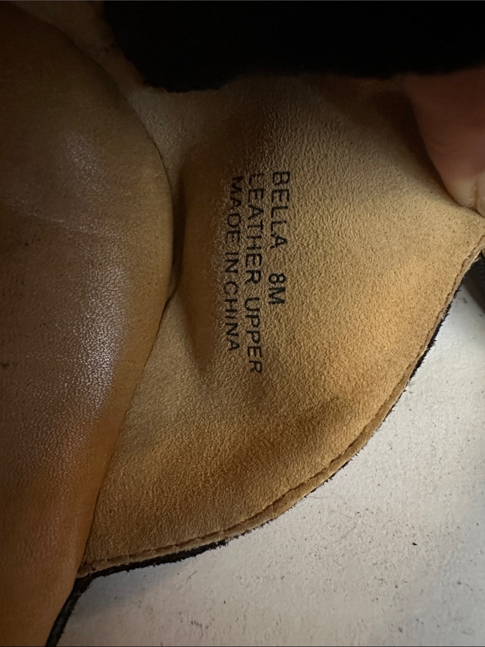 L’Amour Des Pieds Bella Black Open-Toe Ankle Strap Suede Sandals - Size 8 - Picture 3 of 4